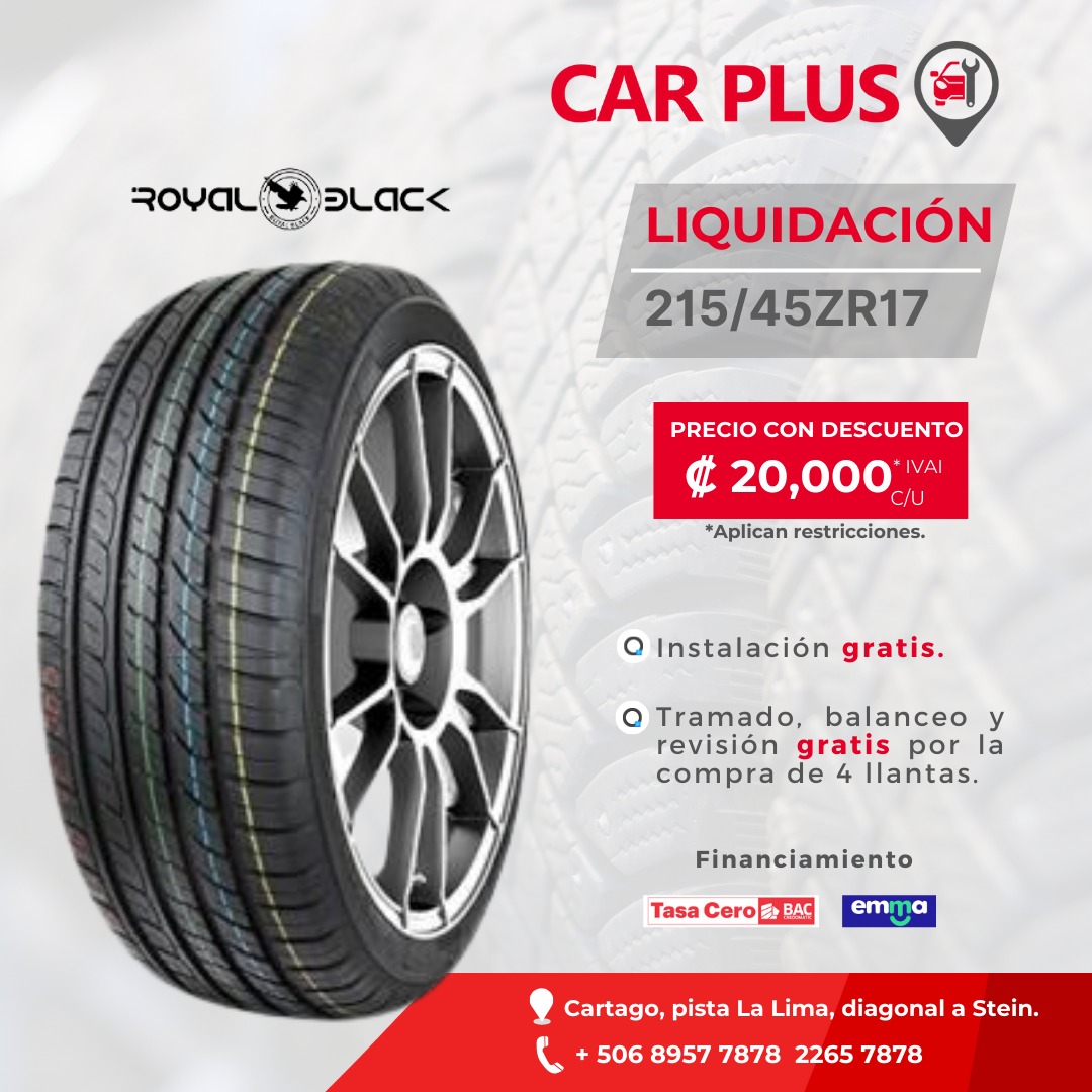 LLANTA 215-45ZR17 ROYAL BLACK 