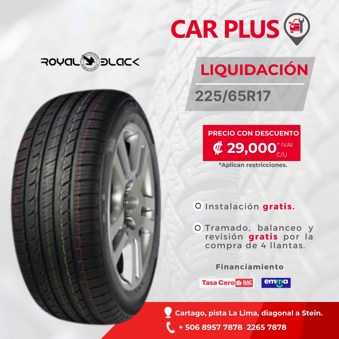 LLANTA 225-65R17 ROYAL BLACK