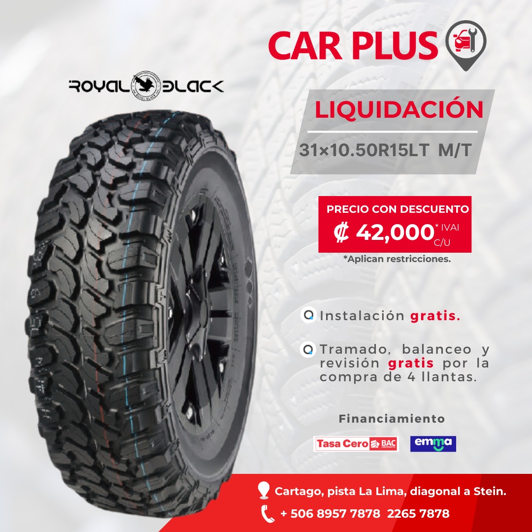 LLANTA 31x10-50R15LT ROYAL BLACK